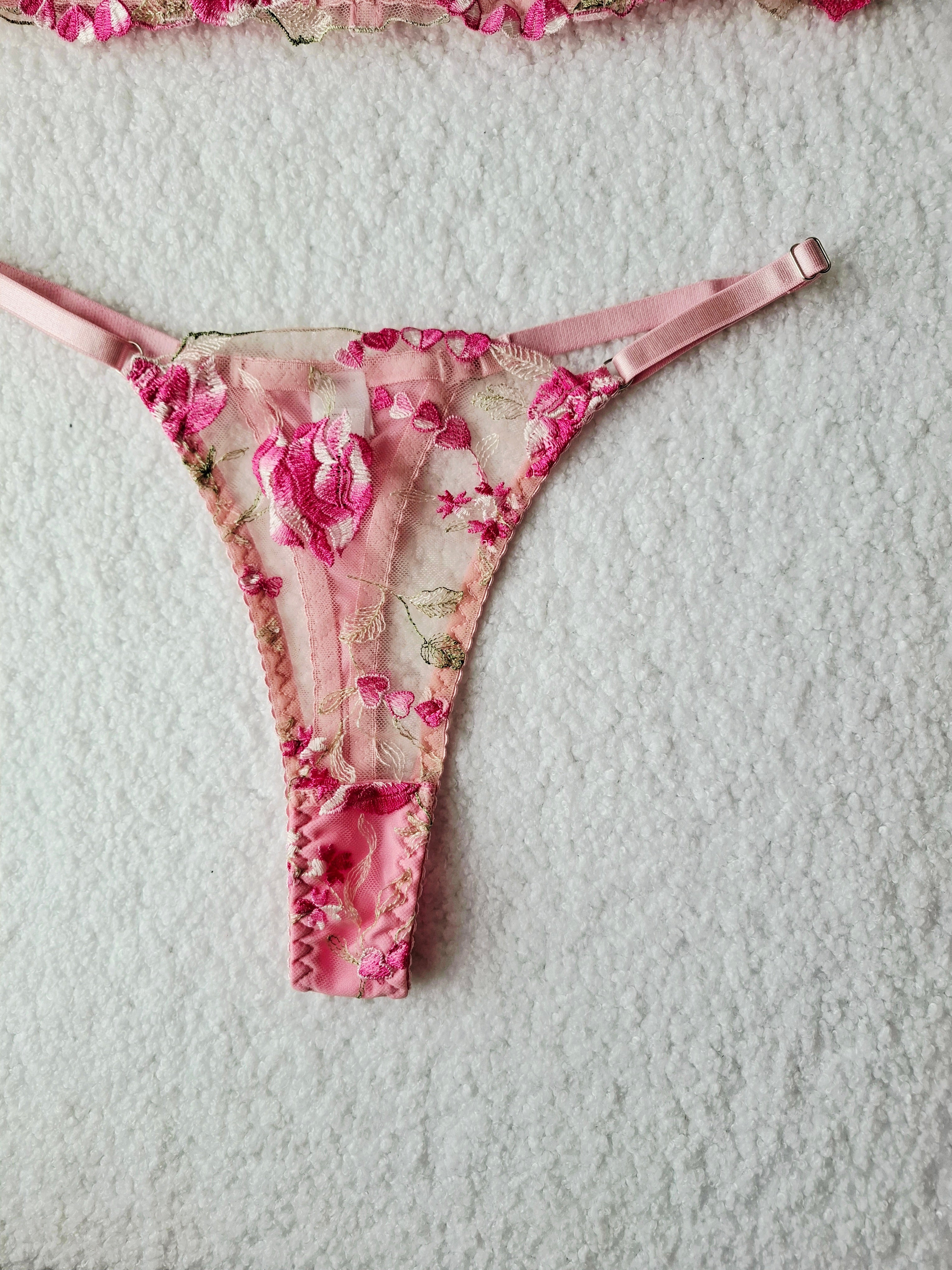 Pétale - Ensemble corset 2 pièces fleuri